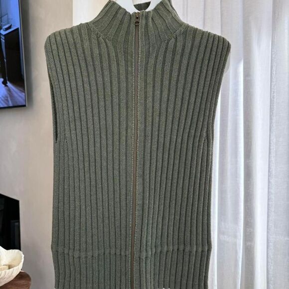 Marsh landing 100% Cotton Vintage 90's Sweater Vest - Picture 3 of 10